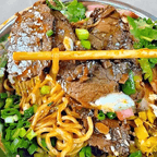 Best Braised Beef Noodles & with Fermented Rice Egg Soup卤牛肉拌面+酒酿鸡蛋汤(热/冰) in Milpitas, CA