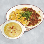 Best Beef and Pea Noodles with Fermented Glutinous Rice & Egg soup 牛肉豌豆拌面+酒酿鸡蛋汤 in Milpitas, CA